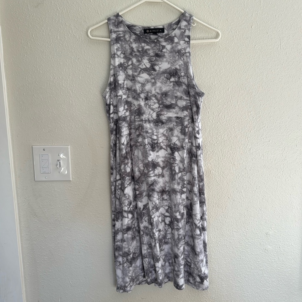 Athleta | Santorini Printed High Neck Dress size small